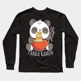 Panda Ramen Long Sleeve T-Shirt